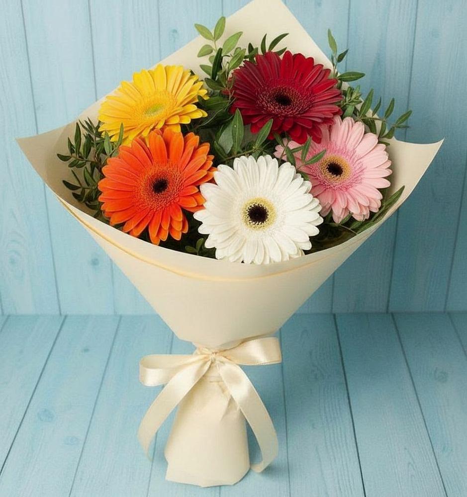 Букет цветов из: Герберы в Агинском