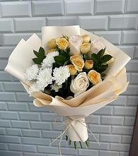 Букет цветов из:  Розы и Хризантемы #REPLACE_PRED# Агинском