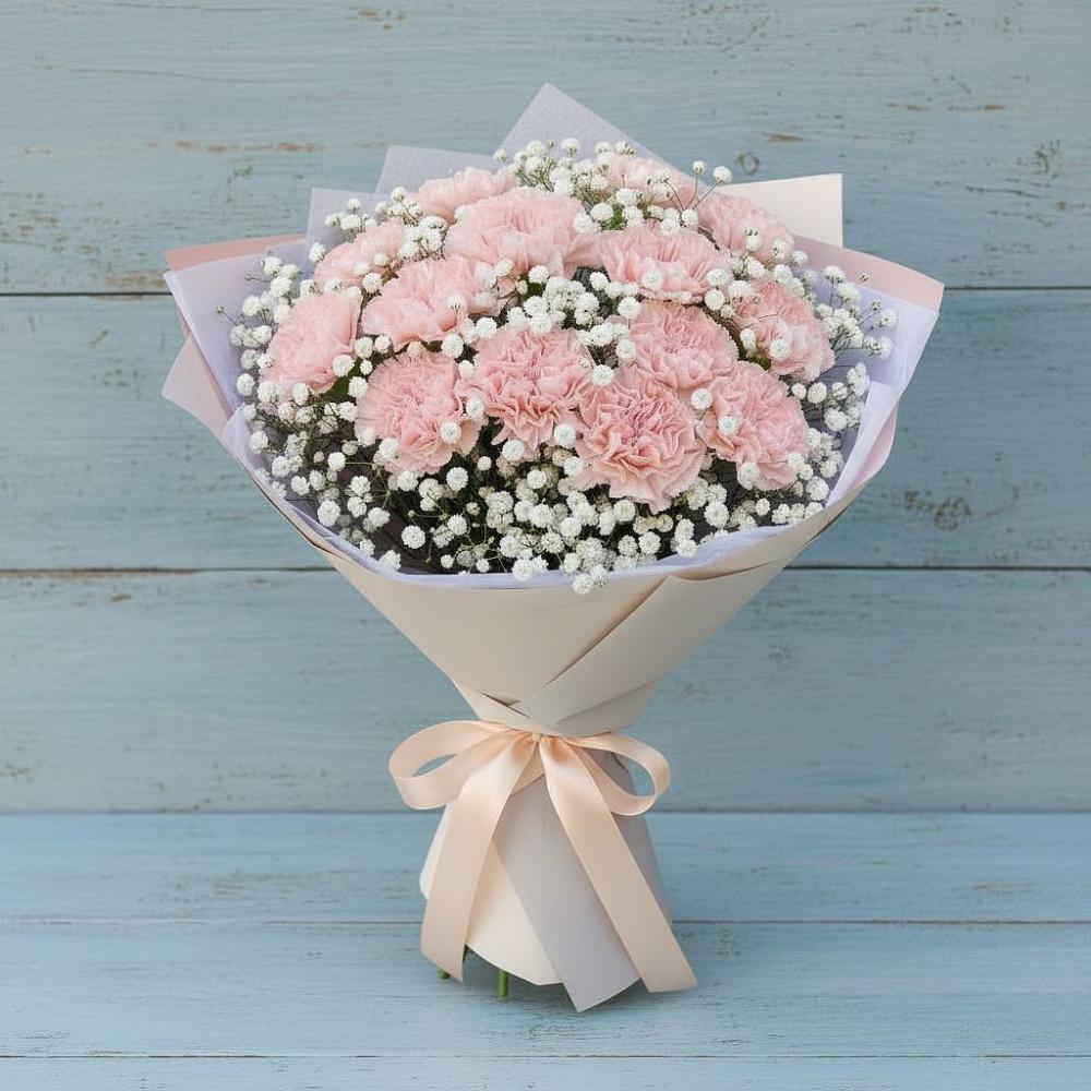 Букет цветов из: Гвоздики в Агинском