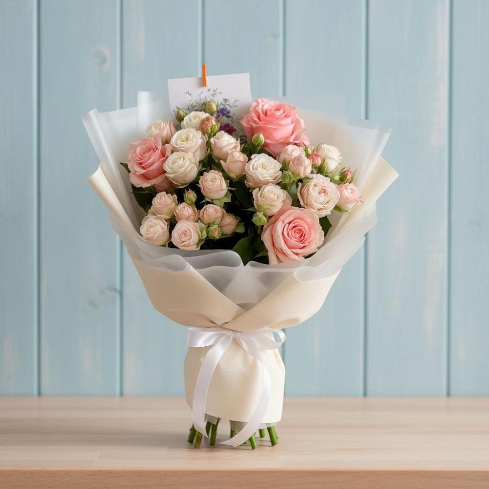 Букет цветов из: Розы в Агинском