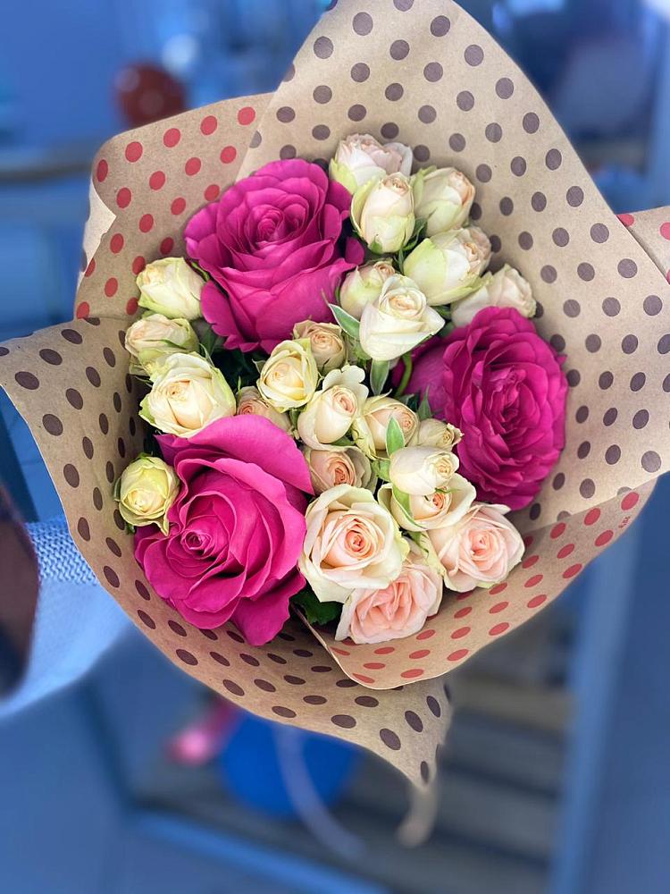 Букет цветов из: Розы в Агинском