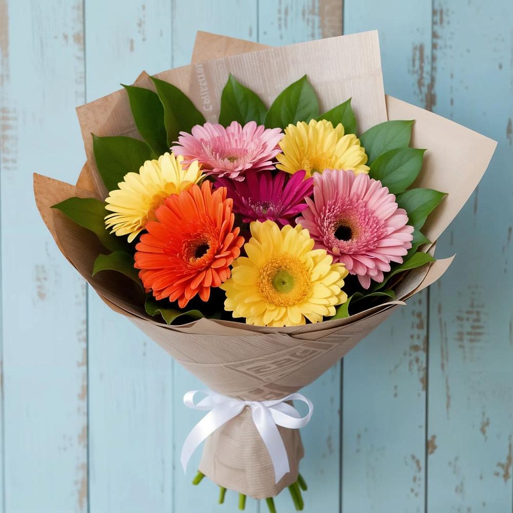 Букет цветов из: Герберы в Агинском