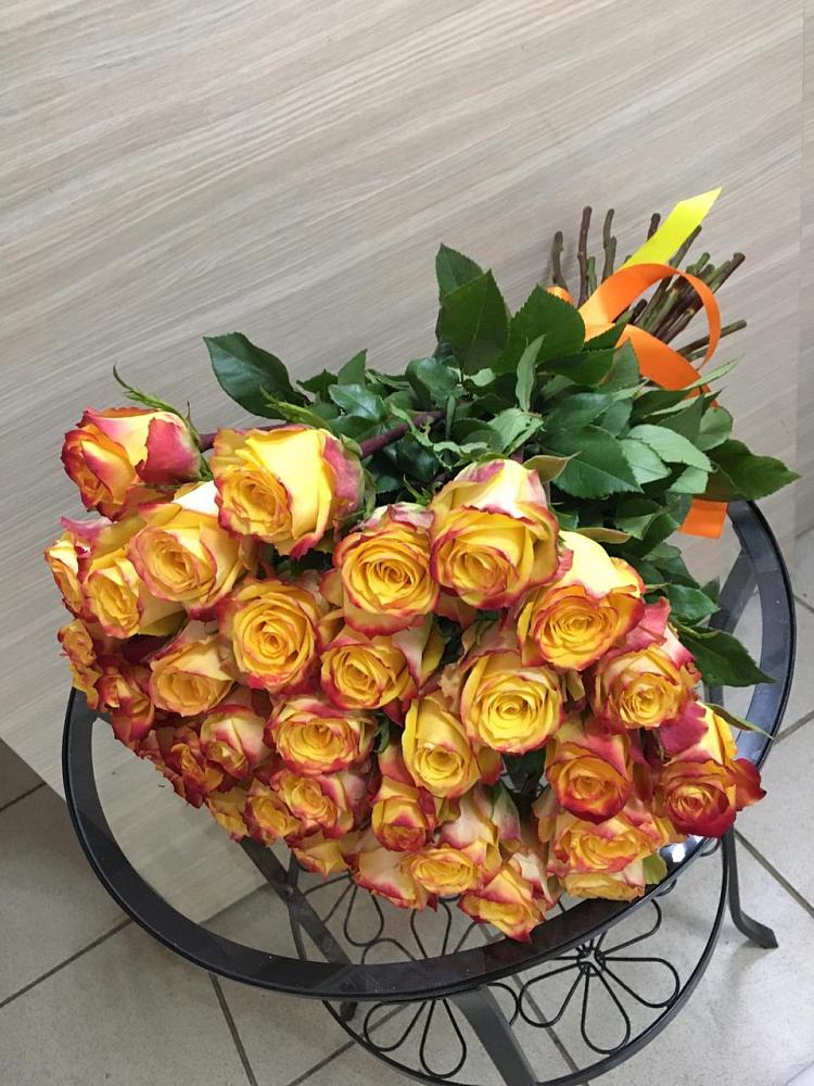 Букет Желтые розы в Агинском