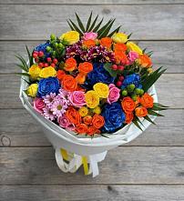 Букет цветов из:  Розы и Хризантемы в Агинском