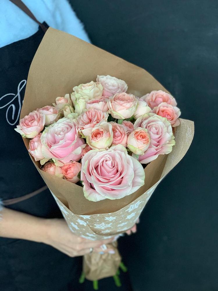 Букет цветов из: Хризантемы и Розы в Агинском