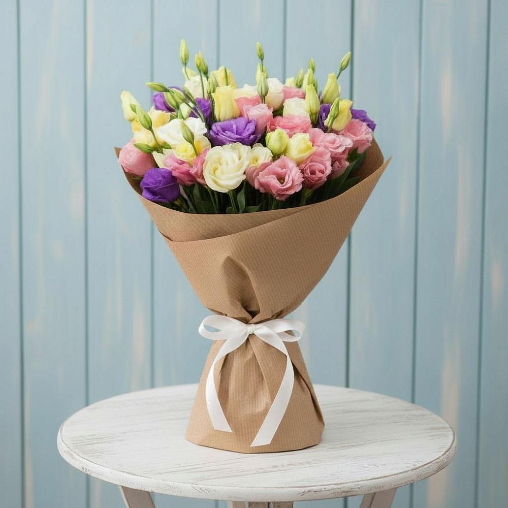 Букет цветов из: Лизиантусы в Агинском