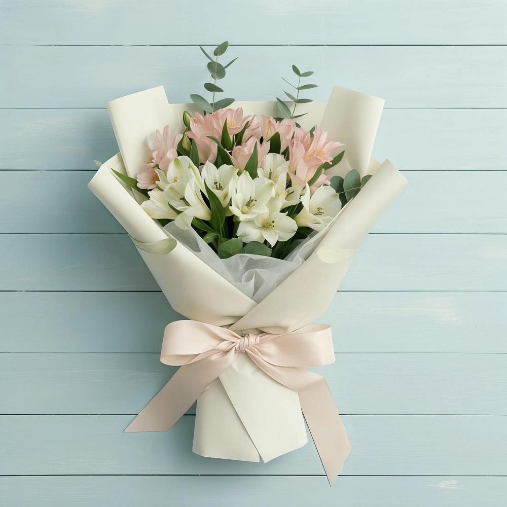 Букет цветов из: Альстромерии в Агинском