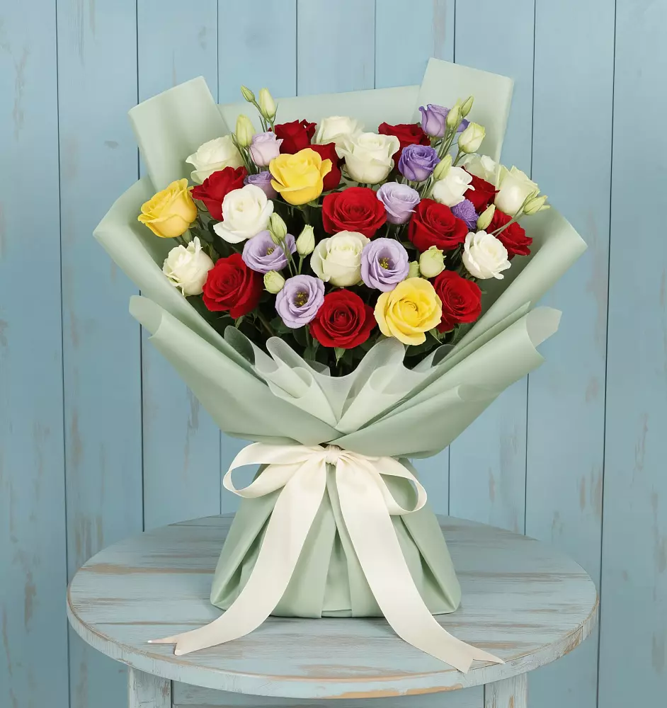 Букет цветов из: Розы в Агинском