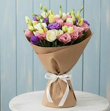 Букет цветов из:  Лизиантусы в Агинском