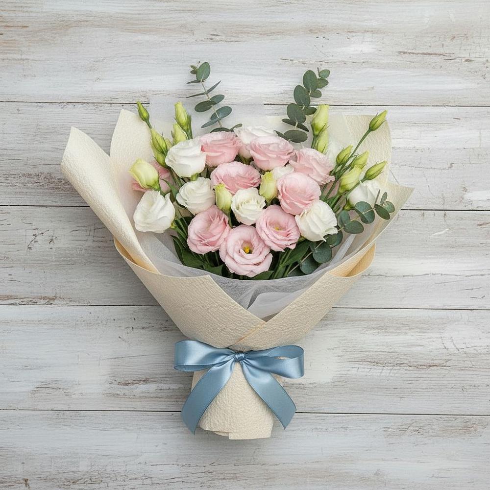 Букет цветов из: Лизиантусы в Агинском